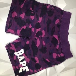 Bape Purple Shorts New Without Tags